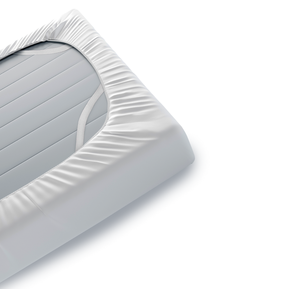 Fitted sheet on a mattress