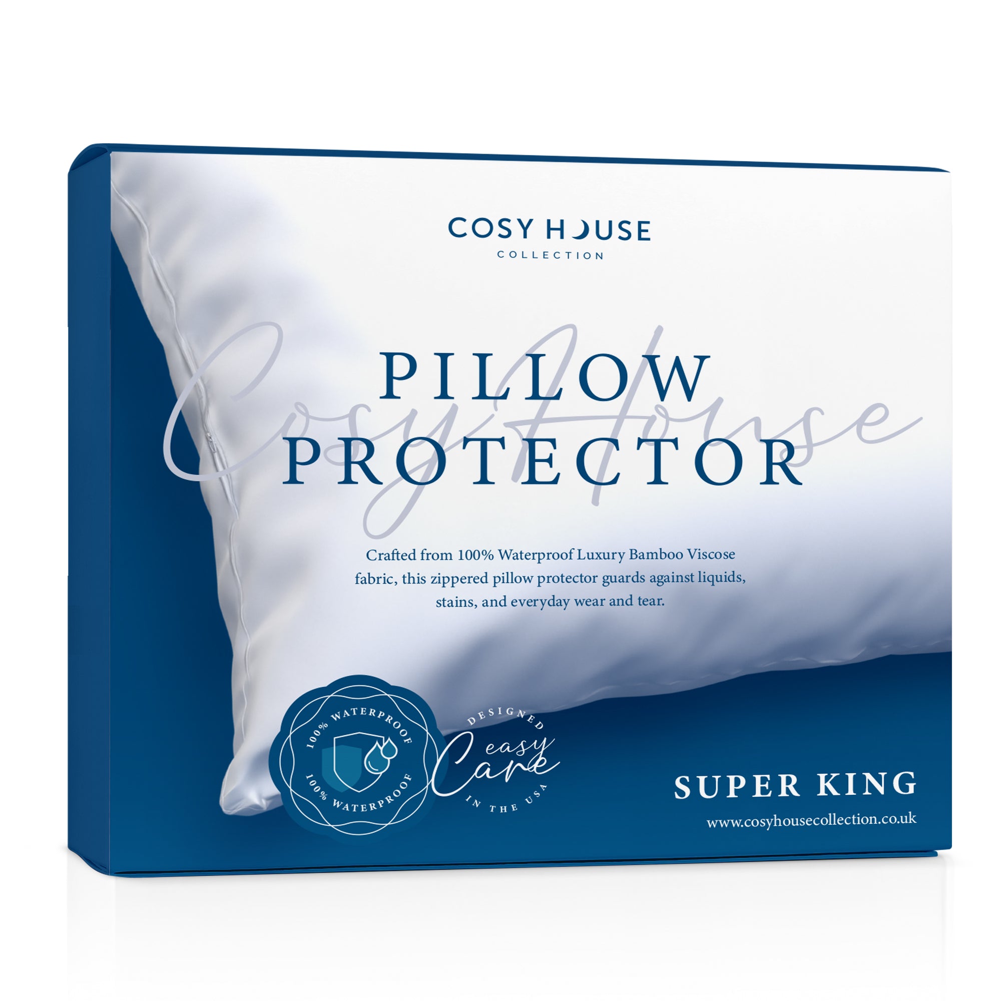 Protect your pillow, and your sleep, with the Cosy House Collection