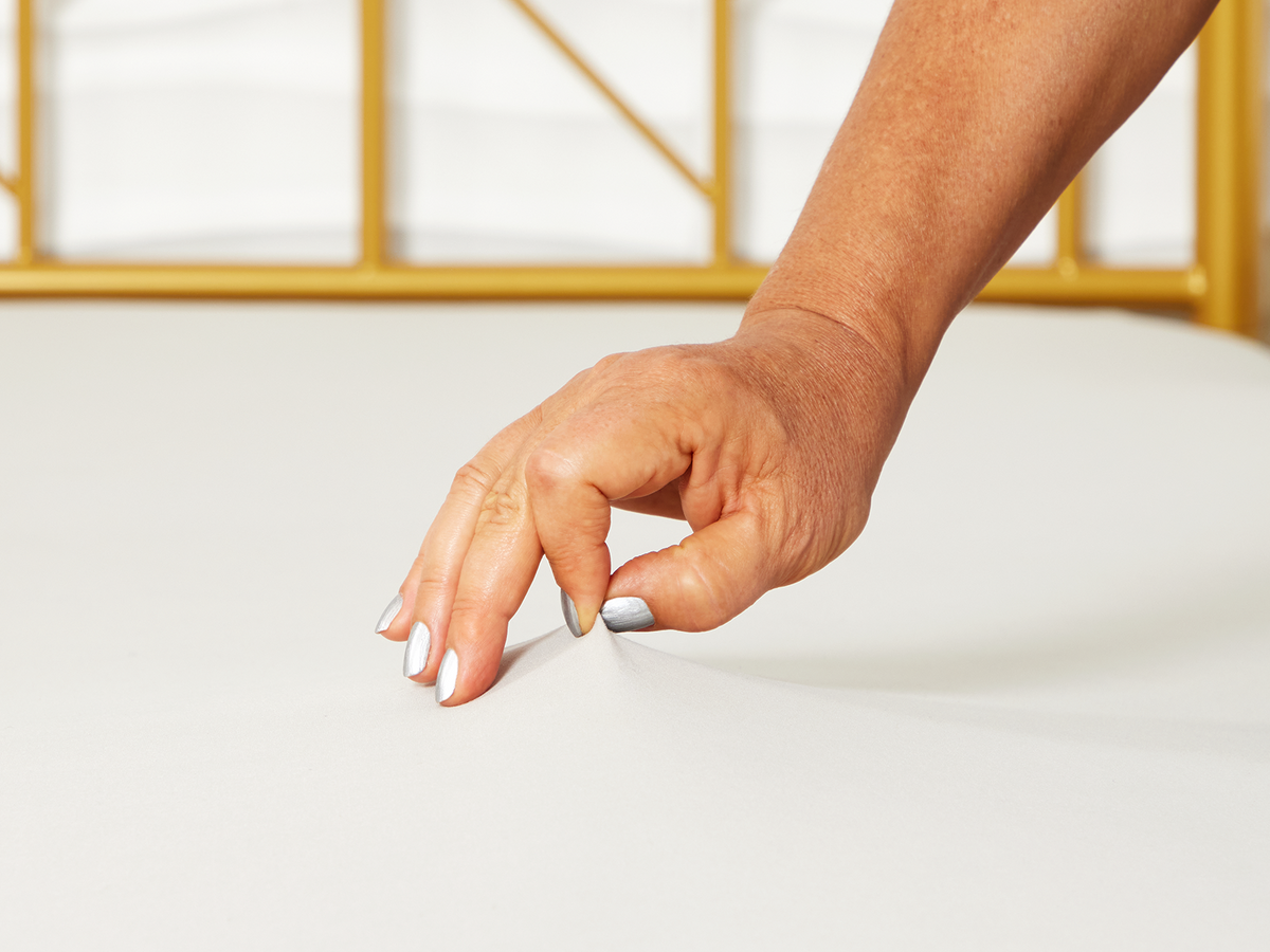 Pinching bed sheets