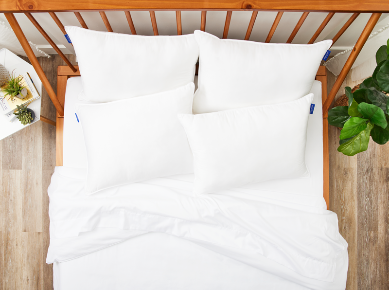 White pillows and pilllowcases 